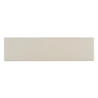 Console en placage d'acacia noir/beige, style moderne minimaliste, avec silhouette incurvée
