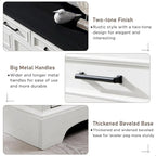 Commode de ferme à 7 tiroirs blanche/grise/noire - Usage unique