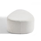 Poufs/Ottomans rembourrés triangulaires arrondis de couleurs Bleu / Gris / Vert / Sable Clair / Gris Clair – Usage unique