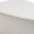 Poufs/Ottomans rembourrés triangulaires arrondis de couleurs Bleu / Gris / Vert / Sable Clair / Gris Clair – Usage unique