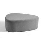 Poufs/Ottomans rembourrés triangulaires arrondis de couleurs Bleu / Gris / Vert / Sable Clair / Gris Clair – Usage unique