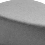 Poufs/Ottomans rembourrés triangulaires arrondis de couleurs Bleu / Gris / Vert / Sable Clair / Gris Clair – Usage unique