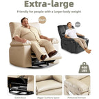 360 Swivel Oversized Recliner Chairs with Heat and Massage - Lazy Recliner Chair