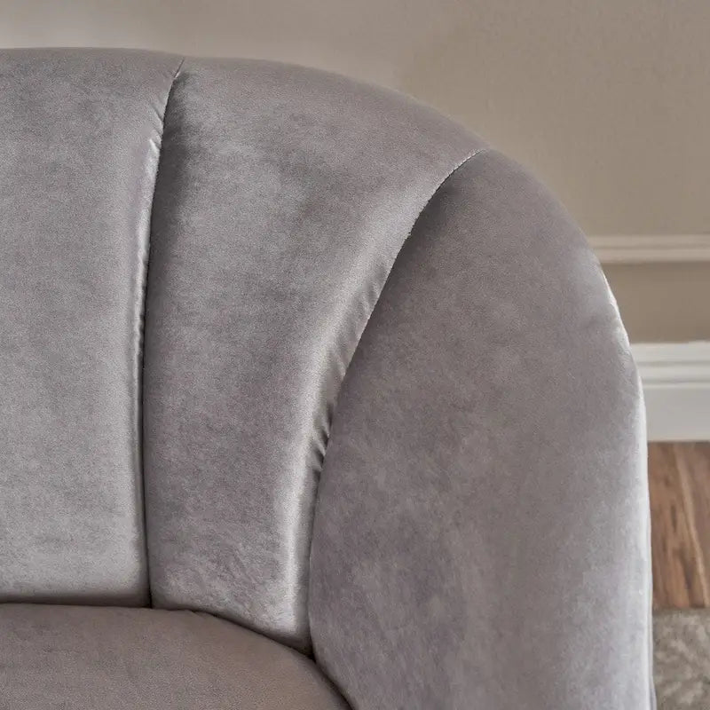 Fauteuil club moderne en velours cobalt/étain/bleu marine/noir/mûre avec pieds en bouleau noyer - Usage unique