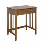Bureau de style Mission avec tiroir coulissant pour clavier - Chêne / Blanc / Expresso / Bois flotté - Utilisation unique