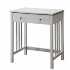 Bureau de style Mission avec tiroir coulissant pour clavier - Chêne / Blanc / Expresso / Bois flotté - Utilisation unique
