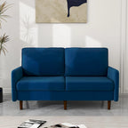56.88 Modern Couch Velvet Loveseat Sofa for Living Room Furniture