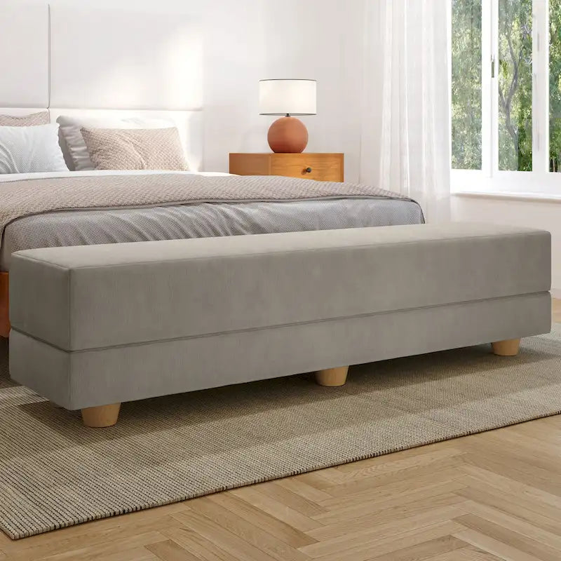 Banc convertible et lit jumeau en micro-velours Pinot / Camel / Café / Glace / Ivoire / Pâte de Beurre / Indigo - Usage unique