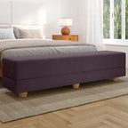 Banc convertible et lit jumeau en micro-velours Pinot / Camel / Café / Glace / Ivoire / Pâte de Beurre / Indigo - Usage unique