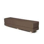 Banc convertible et lit jumeau en micro-velours Pinot / Camel / Café / Glace / Ivoire / Pâte de Beurre / Indigo - Usage unique