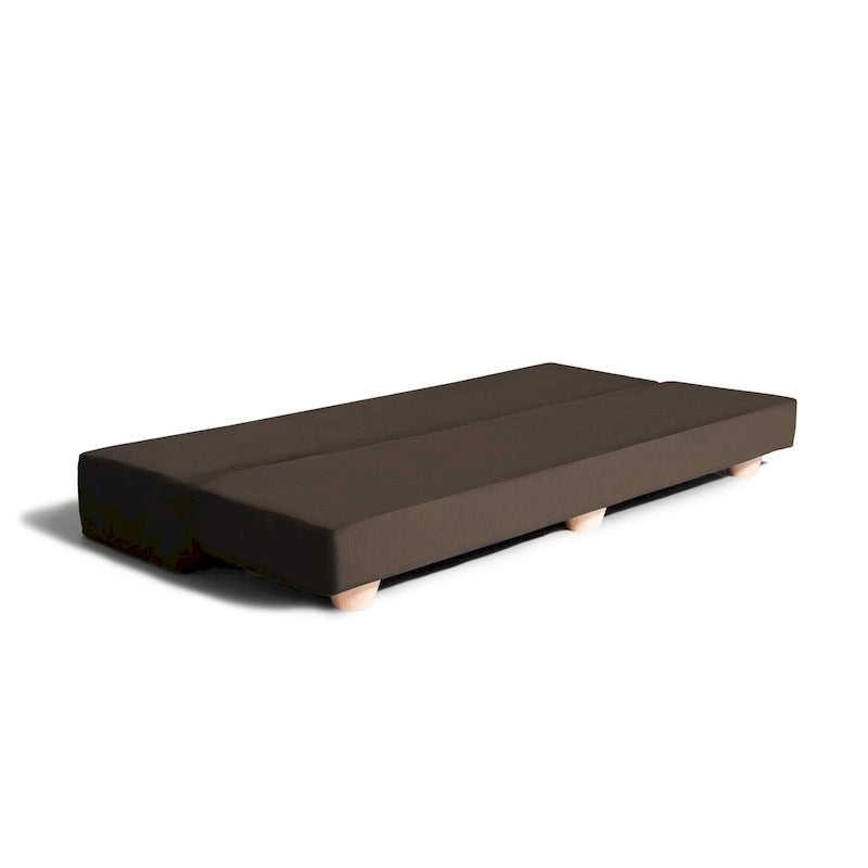 Banc convertible et lit jumeau en micro-velours Pinot / Camel / Café / Glace / Ivoire / Pâte de Beurre / Indigo - Usage unique