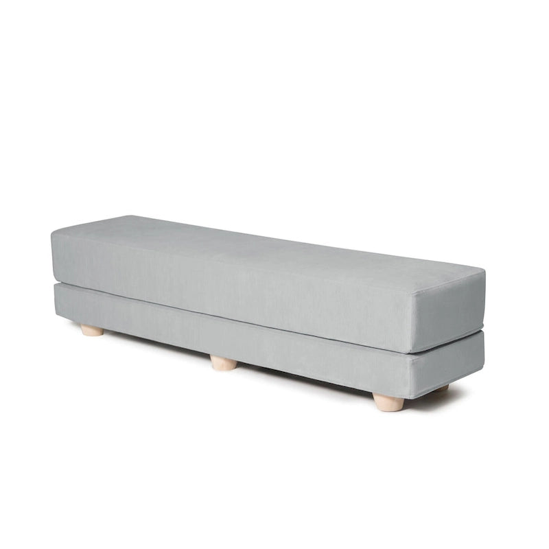 Banc convertible et lit jumeau en micro-velours Pinot / Camel / Café / Glace / Ivoire / Pâte de Beurre / Indigo - Usage unique