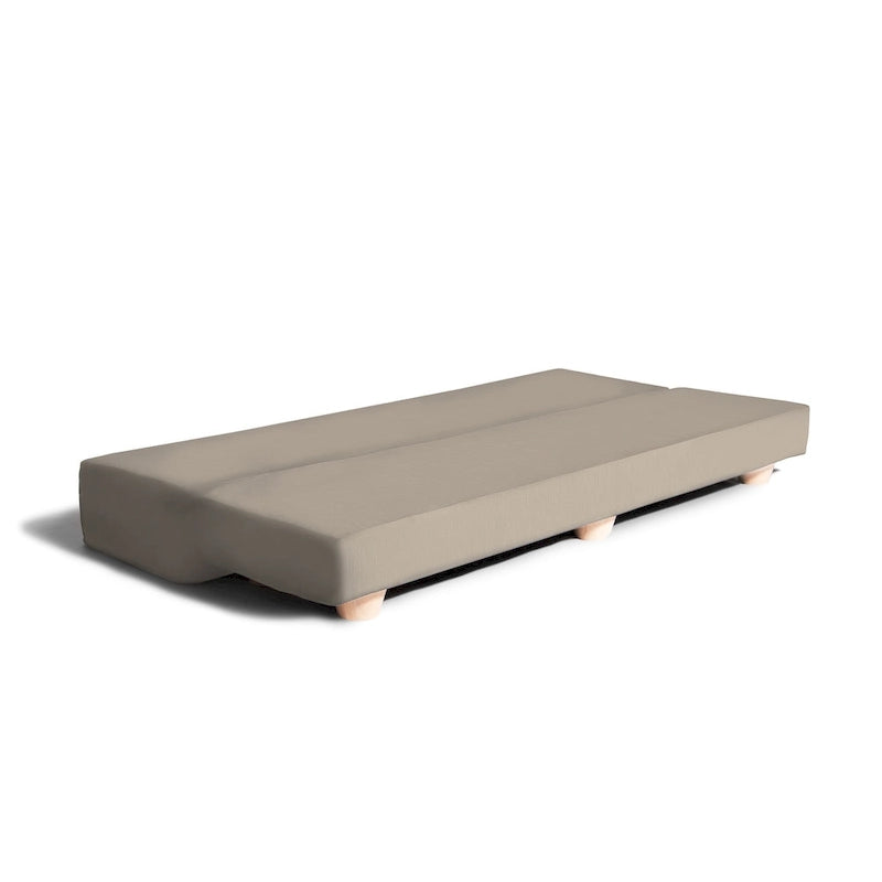 Banc convertible et lit jumeau en micro-velours Pinot / Camel / Café / Glace / Ivoire / Pâte de Beurre / Indigo - Usage unique