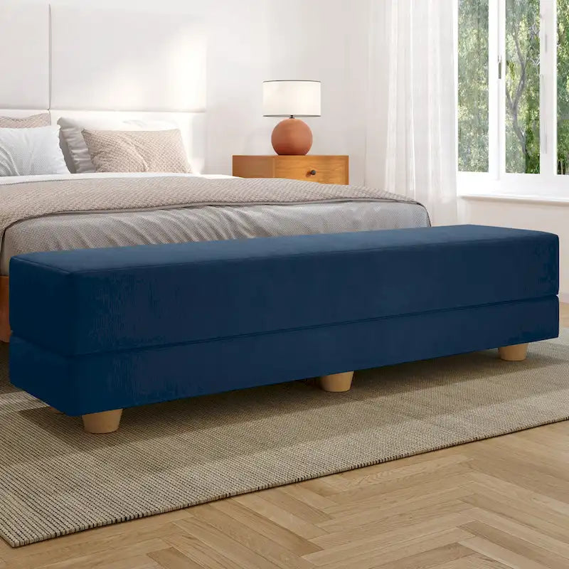 Banc convertible et lit jumeau en micro-velours Pinot / Camel / Café / Glace / Ivoire / Pâte de Beurre / Indigo - Usage unique