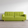 Canapé-lit futon moderne Queen avec rangement - Vert / Bleu marine / Gris / Orange / Bleu / Jaune / Vert foncé / Marron / Bordeaux - Convient pour 3 personnes