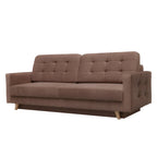 Canapé-lit futon moderne Queen avec rangement - Vert / Bleu marine / Gris / Orange / Bleu / Jaune / Vert foncé / Marron / Bordeaux - Convient pour 3 personnes