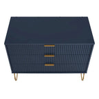 Manhattan Comfort Dumbo Modern 3 Drawer Bedroom Dresser