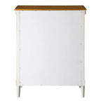 Commode traditionnelle en bois massif à 4 tiroirs - Gris antique / Blanc antique / Espresso - Usage unique