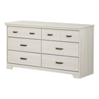 Commode double à 6 tiroirs style chalet multicolore - Usage unique