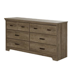 Commode double à 6 tiroirs style chalet multicolore - Usage unique