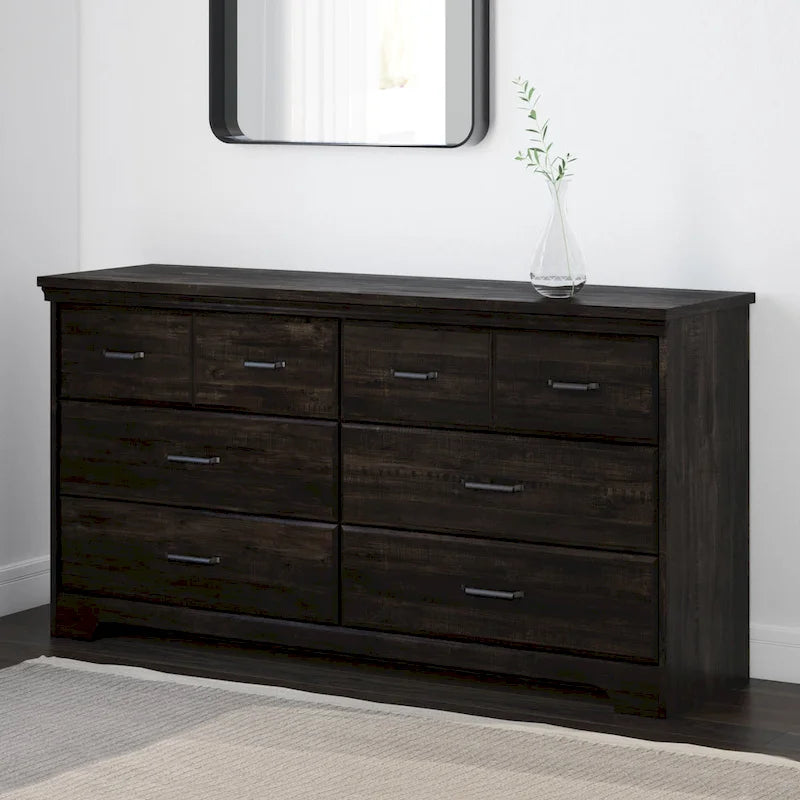 Commode double à 6 tiroirs style chalet multicolore - Usage unique