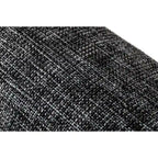 Fauteuil d'appoint gris en placage de noyer du milieu du siècle avec accoudoirs carrés et coussins en mousse - Usage unique