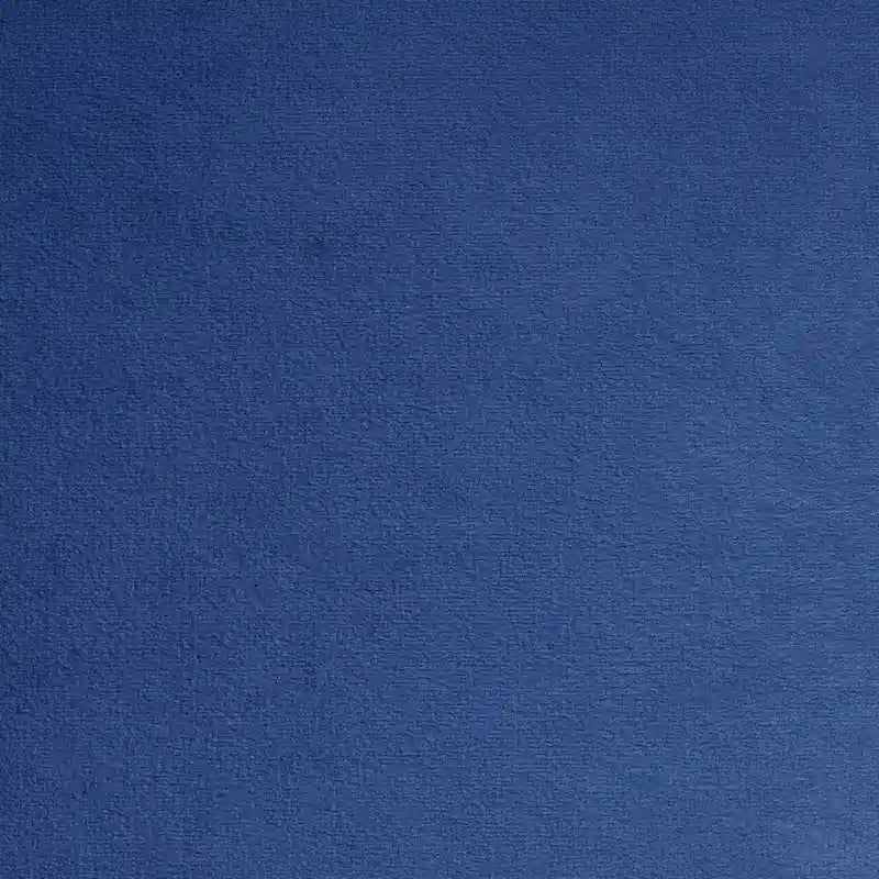 Fauteuil Chesterfield en velours beige/bleu/gris avec capitonnage, garniture cloutée et pieds en bois - Usage unique