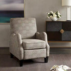 Fauteuil inclinable manuel multi beige/multi bleu en tissu de transition – Usage unique