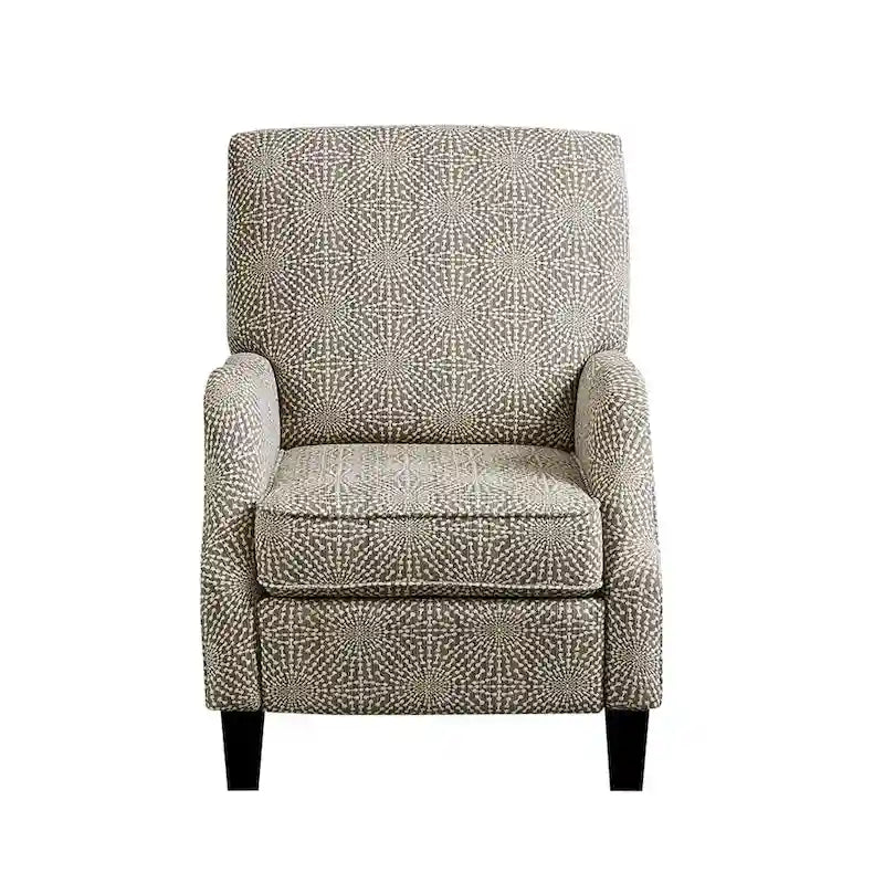Fauteuil inclinable manuel multi beige/multi bleu en tissu de transition – Usage unique