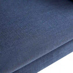 Gris / Bleu lac / Jaune / Gris clair / Beige / Bleu foncé Fauteuil d'appoint capitonné en lin de style Mid-Century - Usage unique
