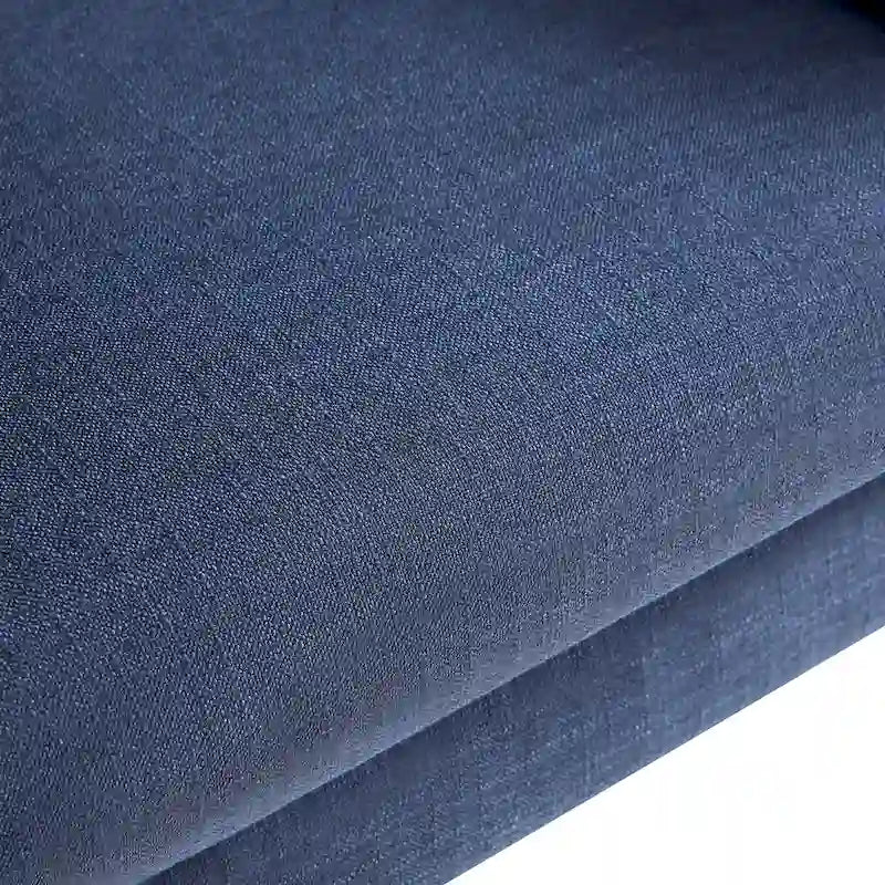 Gris / Bleu lac / Jaune / Gris clair / Beige / Bleu foncé Fauteuil d'appoint capitonné en lin de style Mid-Century - Usage unique
