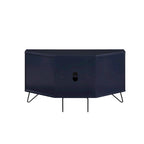 Fauteuil inclinable manuel en similicuir gris avec rotation à 360°, repose-pieds réglable et porte-gobelet - Usage unique