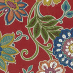 Fauteuil Papasan 107 cm en rotin et noyer avec coussin capitonné en polyester tout temps – Utilisation individuelle