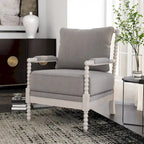 Fauteuil en tissu matelassé et perlé Quince Farmhouse par Furniture of America