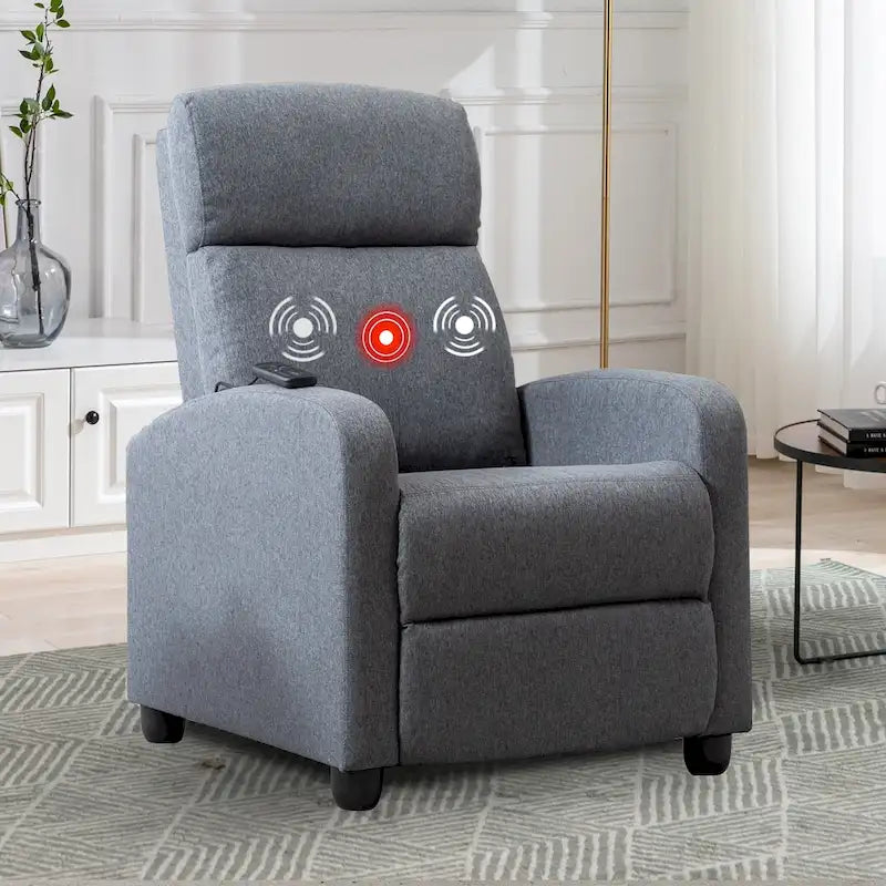 Fauteuils inclinables réglables à pousser pour le salon