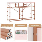 Commode TV moderne à 10 tiroirs Rose / Saule noir / Blanc / Marron / Noir - Usage unique