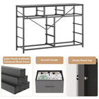Commode TV moderne à 10 tiroirs Rose / Saule noir / Blanc / Marron / Noir - Usage unique