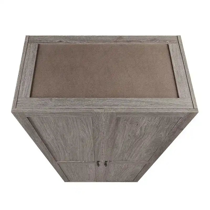Placard de rangement autoportant moderne à 7 étagères gris/noir/blanc - Usage unique