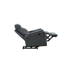 Fauteuil inclinable électrique en tissu avec releveur, couleur anthracite - Usage unique