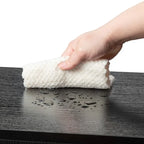 Caisson de classement à 3 tiroirs en MDF, coloris Chêne / Noir / Blanc / Gris, avec serrure et roulettes