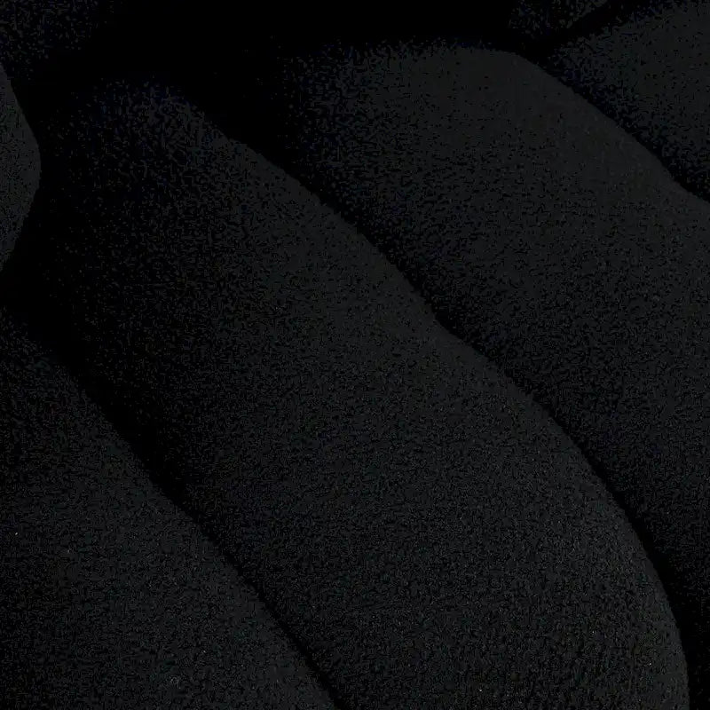 Canapé Moderne Minimaliste en Velours Teddy avec Coussins de Dossier et d'Assise - 3 Places