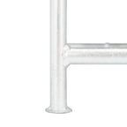 Table d'appoint miroir argenté avec plateau - Usage unique