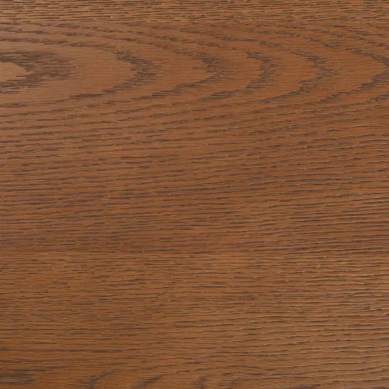 Table d'appoint en bois de style Mid-Century en chêne moyen / délavé blanc / noir avec piètement tréteau - Utilisation unique