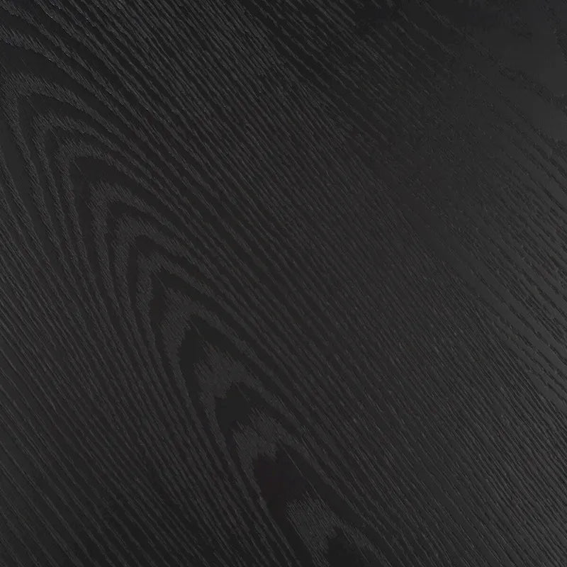 Table d'appoint en bois de style Mid-Century en chêne moyen / délavé blanc / noir avec piètement tréteau - Utilisation unique