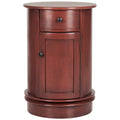 Table d'appoint pivotante avec rangement Safavieh Celestia grise - 45,72x45,72x66,04 cm
