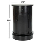 Table d'appoint pivotante avec rangement Safavieh Celestia grise - 45,72x45,72x66,04 cm