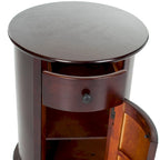 Table d'appoint pivotante avec rangement Safavieh Celestia grise - 45,72x45,72x66,04 cm