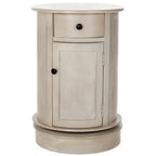 Table d'appoint pivotante avec rangement Safavieh Celestia grise - 45,72x45,72x66,04 cm