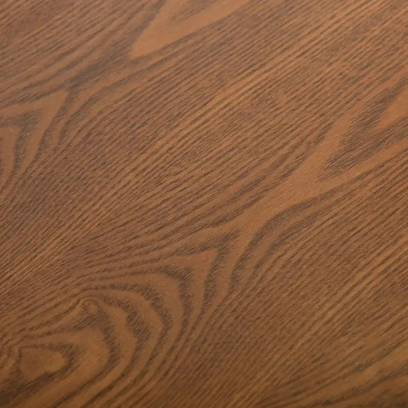 Commode en noyer à 5 tiroirs, style milieu de siècle, avec pieds fuselés - Usage unique