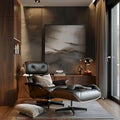 Table d'appoint de ferme blanche et noyer avec station de recharge intégrée (2 ports USB + 2 prises) - Usage unique